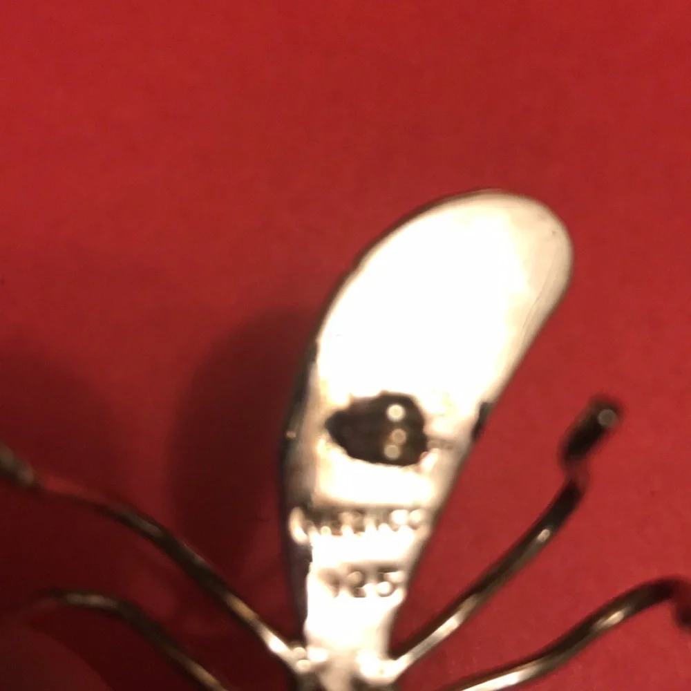 Sterling silver insect brooch - Picture 3 of 3